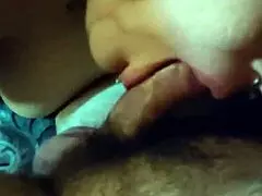 A man and a woman have a seriously hot make out followed by some dirty talk and oral sex