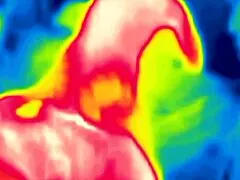 The two adults try out temperature play in spicy scene
