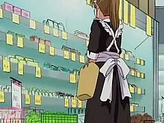 A blonde milf sucks her bosses step son in a hot Hentai clip