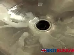 Dirty mature woman liked to fondle the shaft