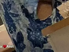 Hidden camera captures Asian maid's intimacy