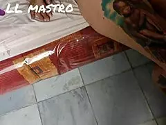 Big titted cougar Mandy May goes to river to flaunt heresy, and gets her virgin ass fucked by young dude