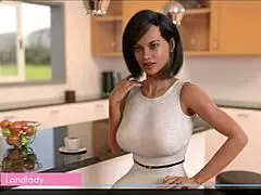 Spicy MILF with natural breasts