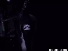Beautiful woman enjoying a self-orgasm after she got wet from some serious nudity