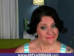 Stacy is tattooed milf who looks elegant at the same time, and she loves serious fucking