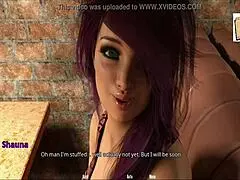 Sexual conversation with a beautiful mature woman pink hair