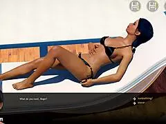 Although stepmom and step sister in a mature porn game