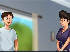 A spicy scene with a randy church lady during a bout of harmless fun