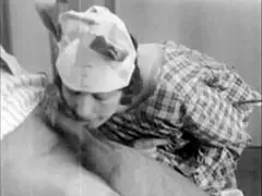 Classic and experienced women in a retro porn movie