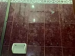 Step sister comes to join me when I am peeing in the washroom