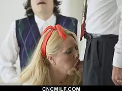 Sexual interest: live hardcore BDSM between stepmom blonde BBW and her stepsons