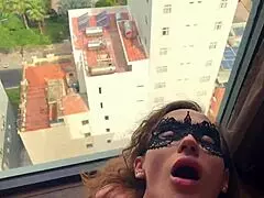 Teengirl www sucking cock and having facial in seaview room