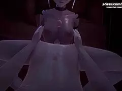 Enjoy the japanese anime teen elf blowjob, tit suck, face sitting in 1080p 60fps realistic
