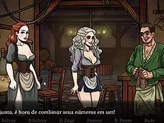 Matriarchs feast on sensual licking