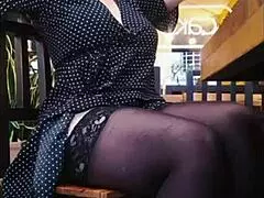 Big titted mature woman fucks herself without anyone knowing: solo anal creampie