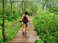 Day with an interesting stepmother – the rear – the large breasts – the mature woman takes a shower – the stepmother sitting on face
