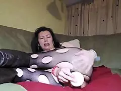 Asian woman over the age of forty enjoys anal and vaginal intercourse