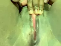 Adult woman self enjoying in homemade video clip