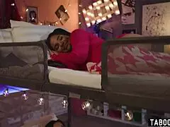College girls Kimmy Kimm and Summer Col made lesbians while having sex in their campus dorm room For some extra spice, a mature woman, Dee Williams with big boobs is added