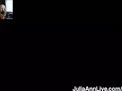 Julia Ann's kinky lingerie show