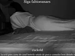 Erotic wife lies in jacuzzi before erotic scene with a stranger