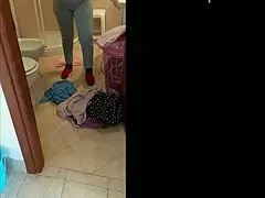 Watching stepmom in steamy videos