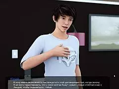 Sexualized cartoons funny adult female gets a job in an urban area