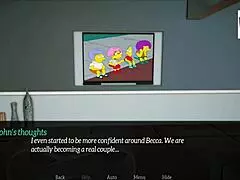 Porno cartoon comedy movie with a taste for sexual relationships of a mature red-haired girl