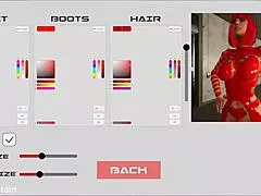 Having fun with metal bondage femdom game in 3D