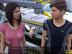 Surrounded by the outer space, a sexually compliant and skinny woman at the age of physical primes nears her consensual date of a big- equipped man in this adult motion picture