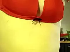 Special content for our members – Hugetits white milf with shaved twat obviously fake