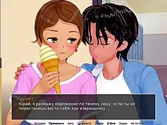 Asians teacher provocative experience with the adult kids in cartoon videos