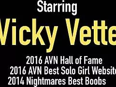 Vicky vette, pound that anal hole with beads
