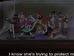 Shy Yuri anime character's sexual awakening