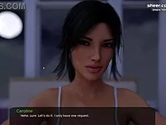 Firm-breasted stepmom goes down on her husband then sexes a horny black man in a passionate sex game
