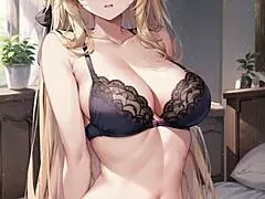 An animated short of one friend welcoming another into their group with play and gentle ASMR produced by one artificially intelligent character to another