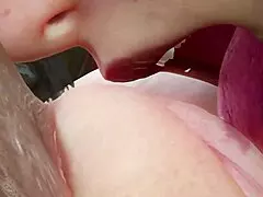A hot milf likes to sexually service a young Asian girl with a 3D blowjob