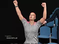 3D animated video of a knockout master's complete gameplay.