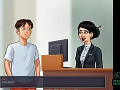 SummertimeSaga episode 11: Russian MILF meets Italian MILF in a porn game