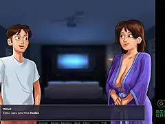 Summertime saga episode 13: Steamy camgirl action with Debbie and Jenny