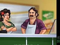 SummertimeSaga episode 11: Russian MILF meets Italian MILF in a porn game