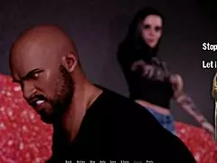 Beautiful adult dancer gives a deep blow job in a night club.