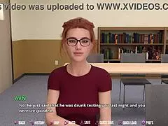 College kings 2 11: Naughty redhead wants my big white cock