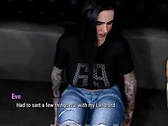 Adult cartoon with sex and anime-style tits and blowjobs