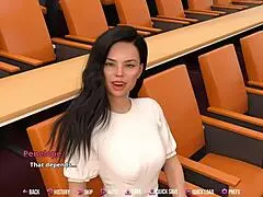 College queens and beauties in hot scenes with anime and game features