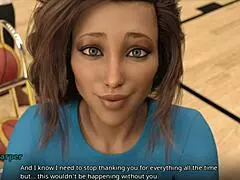 Amateur college girl Skye’s solo set in adult visual novel