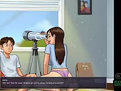 Wow, Summertime Saga Ep 23 - Jenny’s Live Handjob Was Insane!