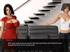 3D animated stepmother seduction video