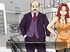 Boss's wife: voluptuous beauty