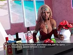 Hentai game with bondage and MILF characters